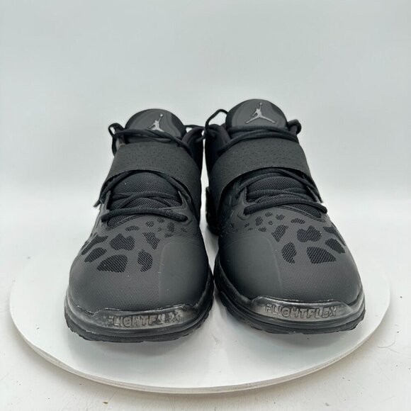 Nike Air Jordan Flight Flex Trainer 2 Men Size 13 768911-010 Black Strap Shoes - Picture 2 of 13